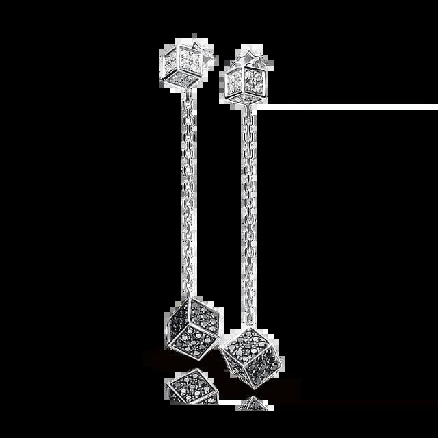 Серьги с подвесками CUBE