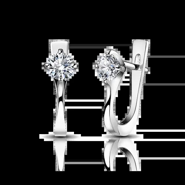 Серьги с бриллиантами 