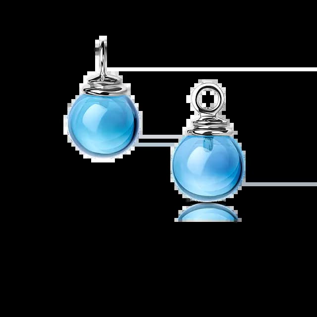 Подвесы CANDY с топазом Swiss