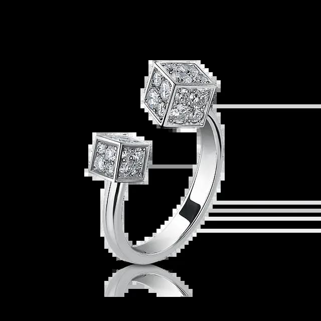 Кольцо CUBE c бриллиантами