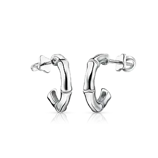 Серьги из белого золота