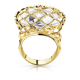 Кольцо с горным хрусталем