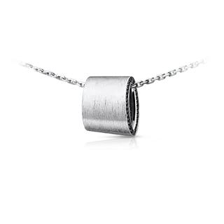 Подвеска с черными сапфирами