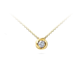 Подвеска TORNADO с бриллиантом