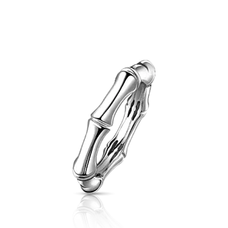 Кольцо BAMBOO из белого золота