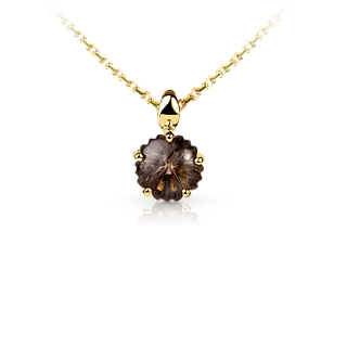 Подвеска с раухтопазом