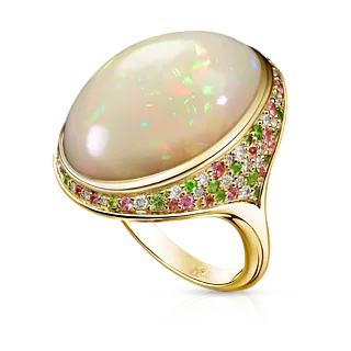 Кольцо с опалом