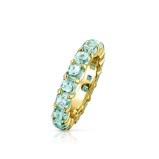 Кольцо с бериллами