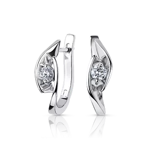 Серьги с бриллиантами