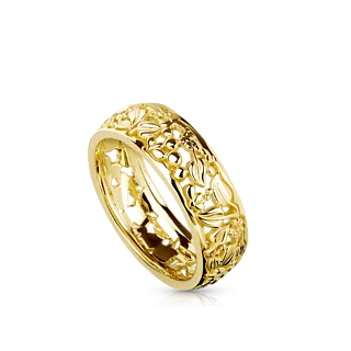 Кольцо из желтого золота