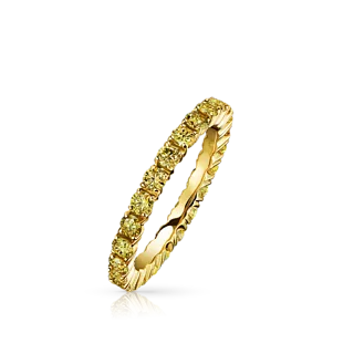 Кольцо с желтыми бриллиантами