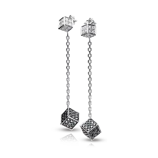Серьги с подвесками CUBE
