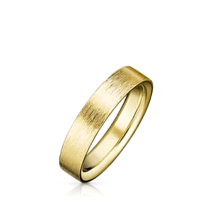 Матовое обручальное кольцо