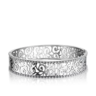 Золотой браслет с бриллиантами