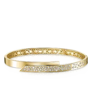 Золотой браслет с бриллиантами 