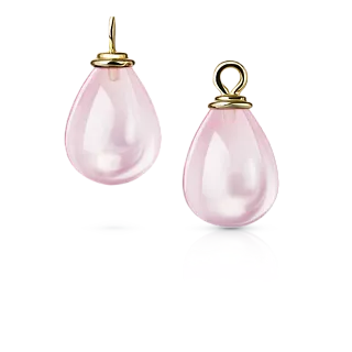Подвесы с розовым кварцем