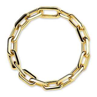 Браслет из желтого золота