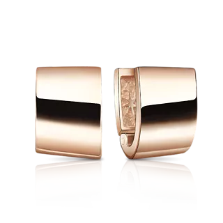 Серьги из розового золота