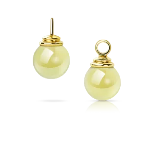 Подвесы с лимонными кварцами