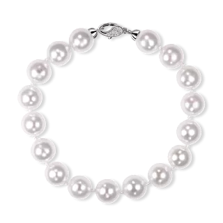 Браслет из белого морского жемчуга