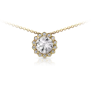 Подвеска с горным хрусталем