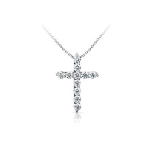 Крестик с бриллиантами