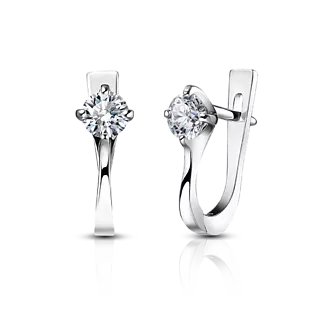 Серьги с бриллиантами 