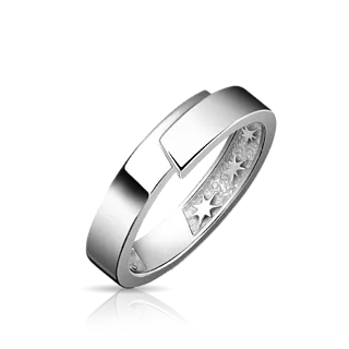 Кольцо из белого золота