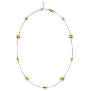 Колье FLORA из желтого золота