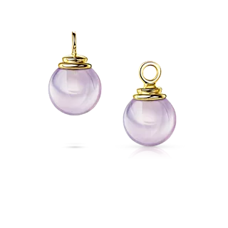 Подвесы с лавандовым кварцем