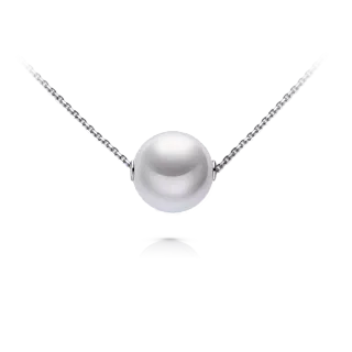 Подвеска с белым жемчугом