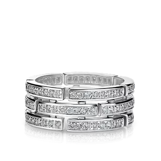 Гибкое кольцо с бриллиантами