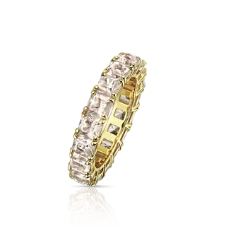 Кольцо с морганитами