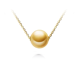 Подвеска с золотым жемчугом