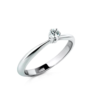 Кольцо с бриллиантом 