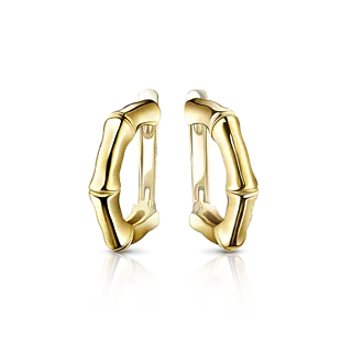 Серьги из желтого золота