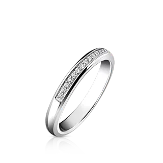 Обручальное кольцо с бриллиантами