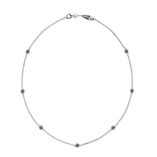 Колье с сапфирами