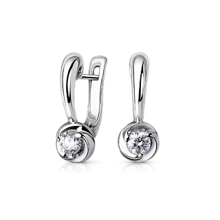 Серьги с бриллиантами