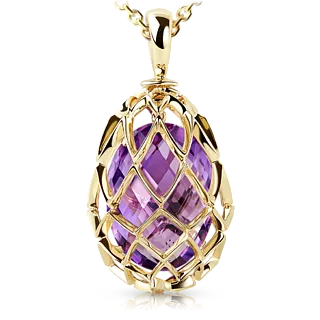 Подвеска с аметистом