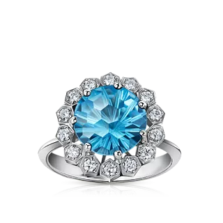 Кольцо с топазом Swiss