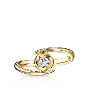 Кольцо TORNADO с бриллиантом