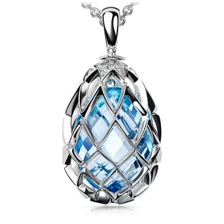 Подвеска с топазом Sky