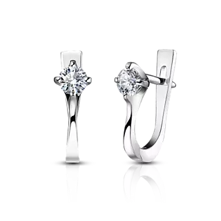 Серьги с бриллиантами 