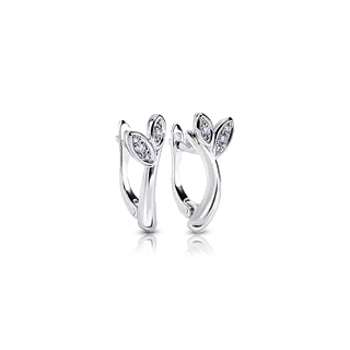 Серьги CANNES из белого золота с бриллиантами