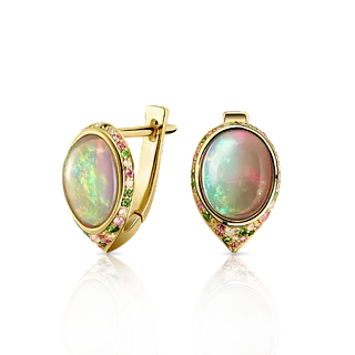 Серьги с опалами