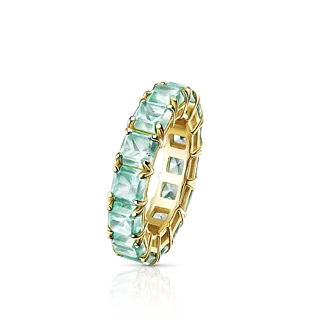 Кольцо с бериллами