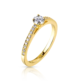 Кольцо с бриллиантами