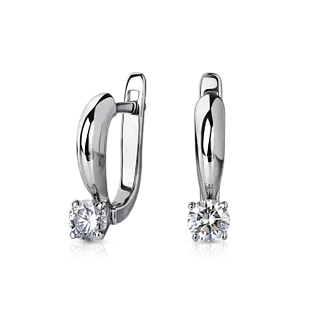 Серьги с бриллиантами