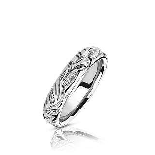 Обручальное кольцо с бриллиантами